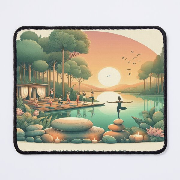 Item preview, unrise yoga practice imagery designed and sold by Dominika Farkašová.