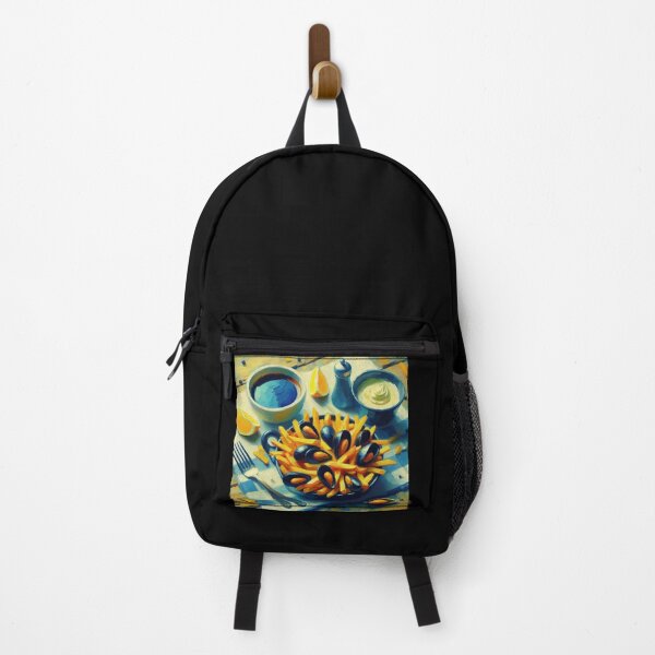 Item preview, Moules Frites Impressionism Art Style designed and sold by artofuniverse.