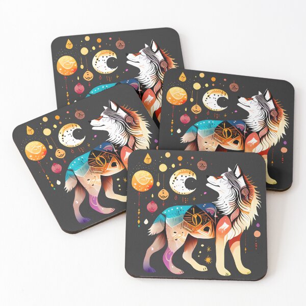 Item preview, 5 legs Magical Tribal Wolf designed and sold by Chubuter.