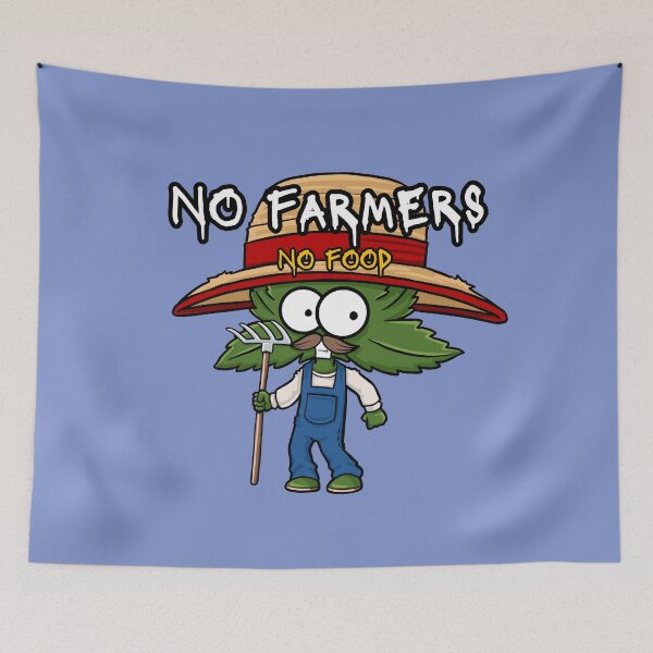 Item preview, Farmers Are Our Backbone designed and sold by ZapStickers.