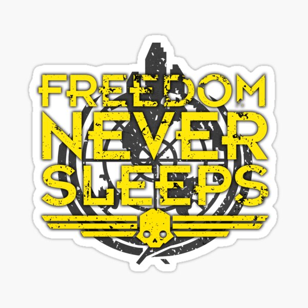 Item preview, Die Freiheit schläft nie (im Kampf erprobt) designed and sold by Ukid.