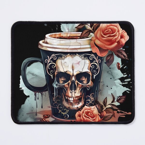 Item preview, IT'S HALLOWEEN GOTHIC COFFE TIME designed and sold by KrissGraphShop.