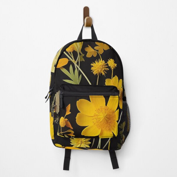 Item preview, Yellow dried flowers collage for late summer or autumn designed and sold by EmeraldeaArt.