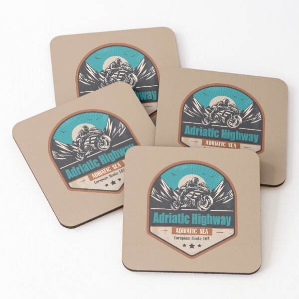 Item preview, Adriatic Highway Motorcycling Mountain Design designed and sold by CynthiaGraphics.