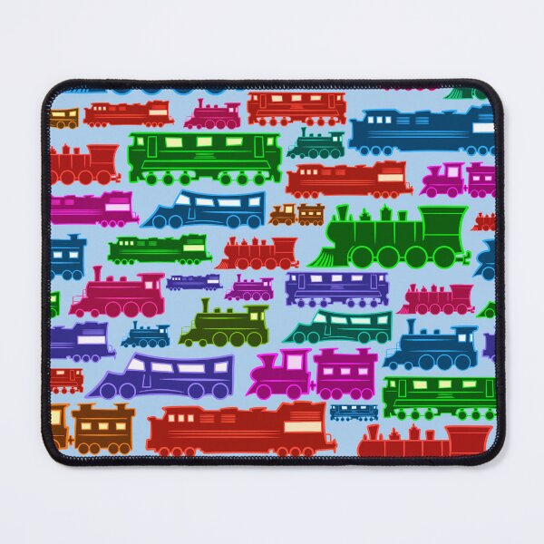 Item preview, Here Comes the Train (blue) designed and sold by WatershipBound.