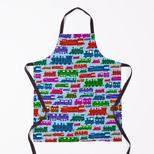 Item preview, Here Comes the Train (blue) designed and sold by WatershipBound.