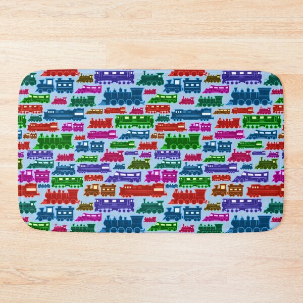 Item preview, Here Comes the Train (blue) designed and sold by WatershipBound.