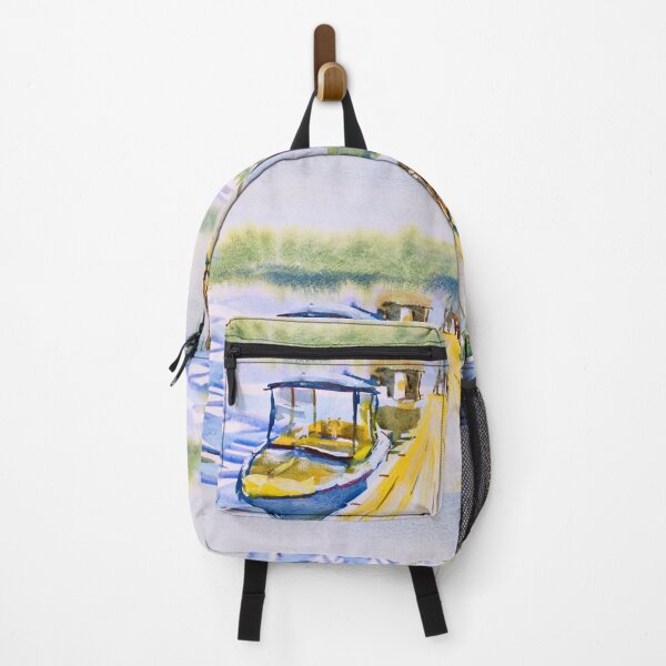 Item preview, Norfolk broads boats on lake painting designed and sold by MikeJory.