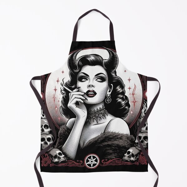 Item preview, Retro Devil Girl designed and sold by PulpVintage.