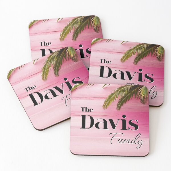 Item preview, Unique Personalized David Family | Pink Tropical Gift designed and sold by PinkGoddessLove.
