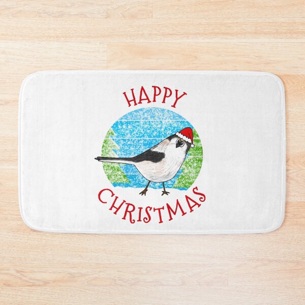Item preview, Christmas Long-Tailed Tit Bird Snow Xmas Funny designed and sold by doodlerob.
