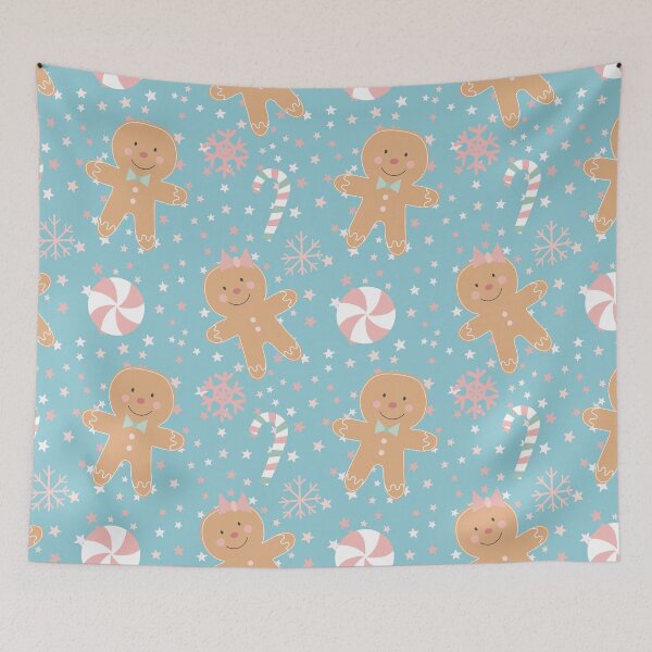 Item preview, Gingerbread Candy Pattern designed and sold by HematiteDesign.