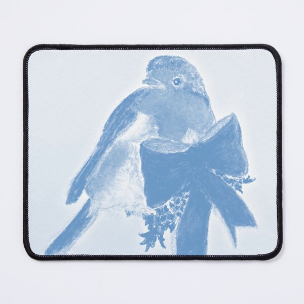 Item preview, Christmas Robin design in blue designed and sold by Jennifer Morcom.