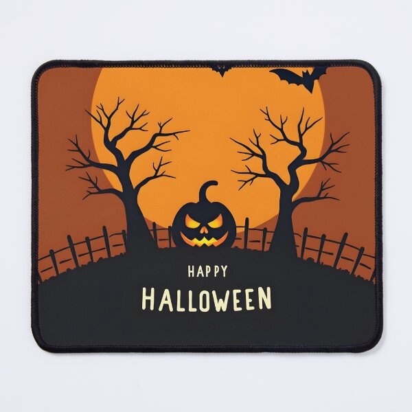 Item preview, Happy Halloween Moon Flat designed and sold by NEOCHRONOS.