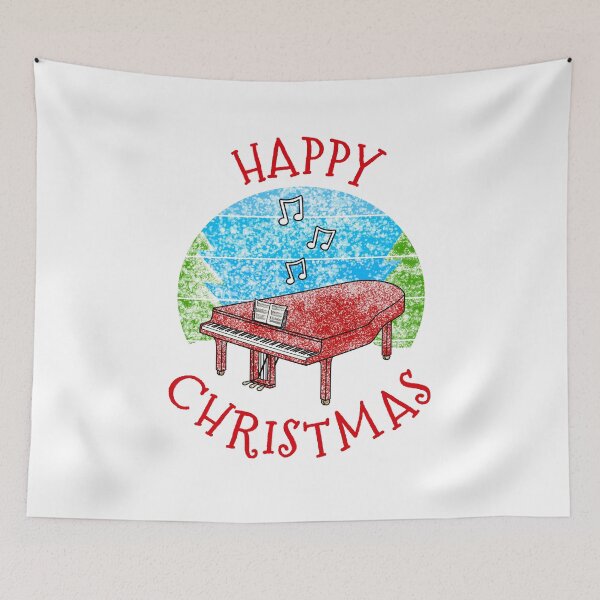 Item preview, Grand Piano Christmas Pianist Music Teacher designed and sold by doodlerob.