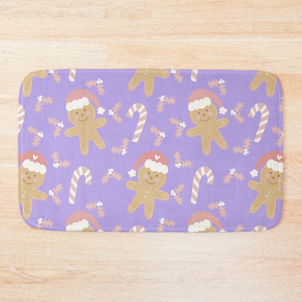 Item preview, Gingerbread And Holly Pattern designed and sold by HematiteDesign.