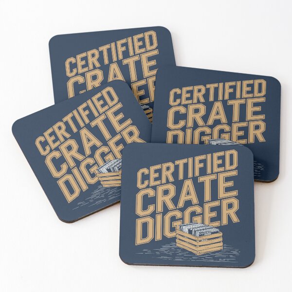 Item preview, "Certified Crate Digger" - funny vinyl lovers and collectors designed and sold by emmjott.