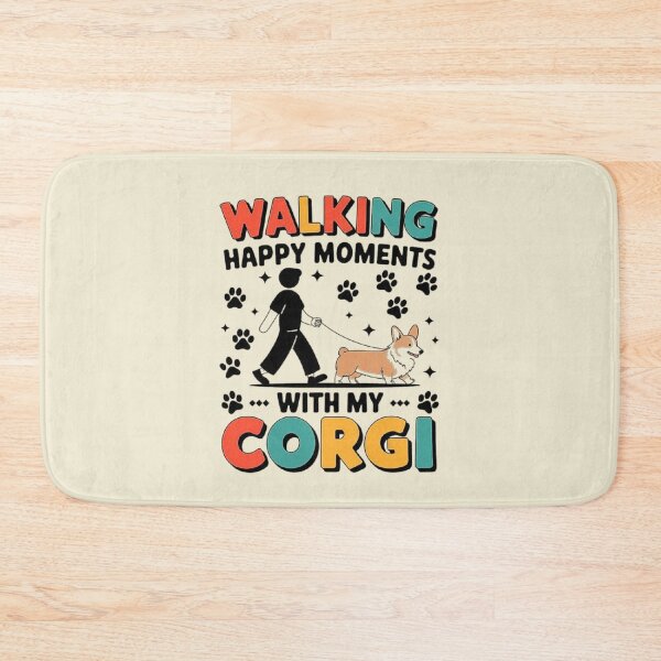 Item preview, Walking Joy with My Corgi - Dog Lover Design designed and sold by love3617.