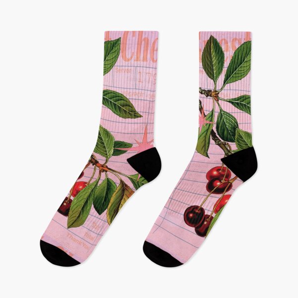 Item preview, Pink Vintage Cherries designed and sold by bowsbotanicals.