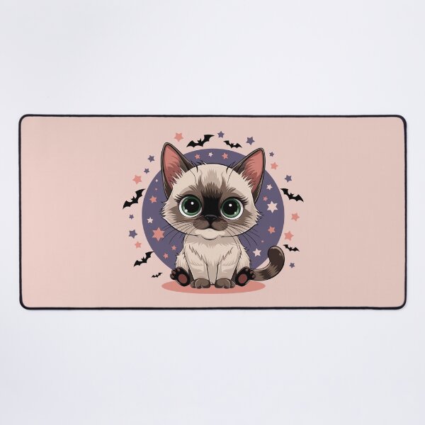 Item preview, Spooky Cute Siamese Cat designed and sold by Annova-Art.