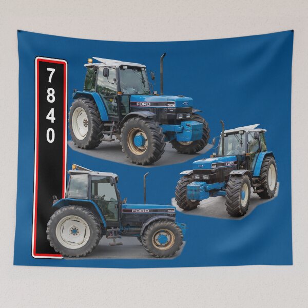 Item preview, blue tractor designed and sold by Millysuewood.