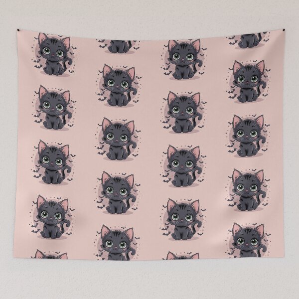 Item preview, Spooky Cute Black Cat designed and sold by Annova-Art.
