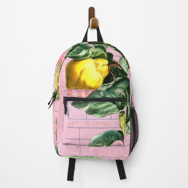 Item preview, Vintage Lemons with Pink Background designed and sold by bowsbotanicals.