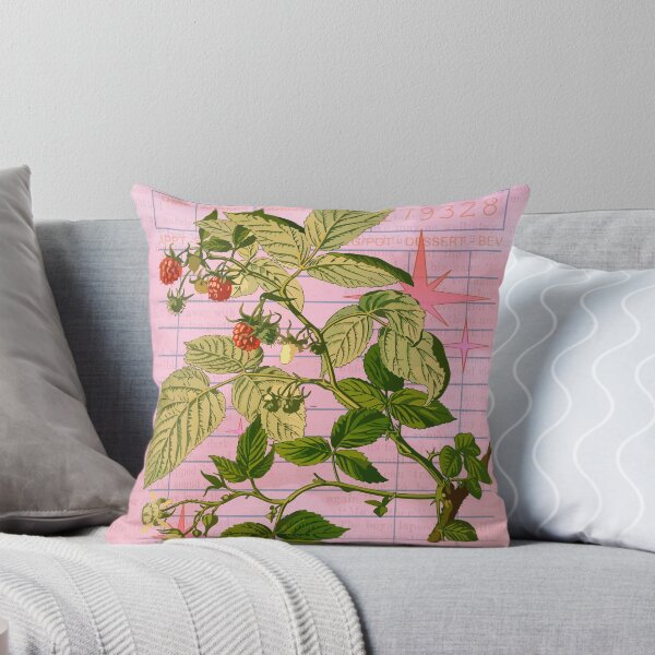 Item preview, Vintage Raspberries with Pink Background designed and sold by bowsbotanicals.