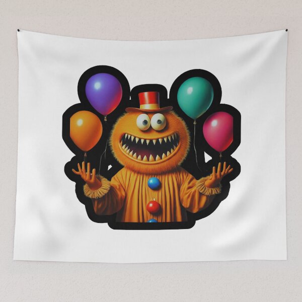 Item preview, Crazy Clown | Funny Halloween | Spooky Halloween | Creepy Clowns designed and sold by FitEnvy.