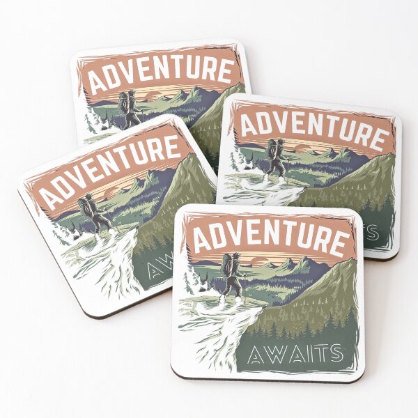 Item preview, Adventure Awaits Travel Enthusiast Apparel designed and sold by Designer-Haven.