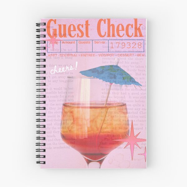 Item preview, Guest Check - Fancy Drink designed and sold by bowsbotanicals.