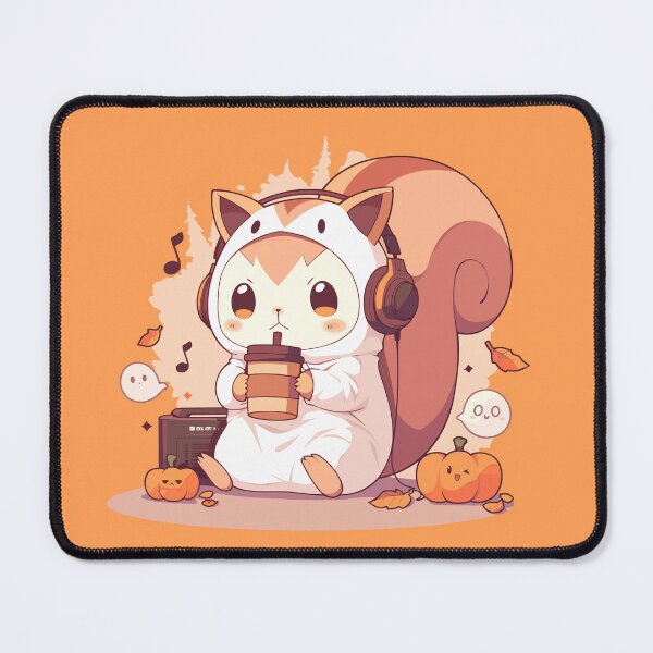 Item preview, Cute squirrel disguised drinking coffee designed and sold by etherElric.