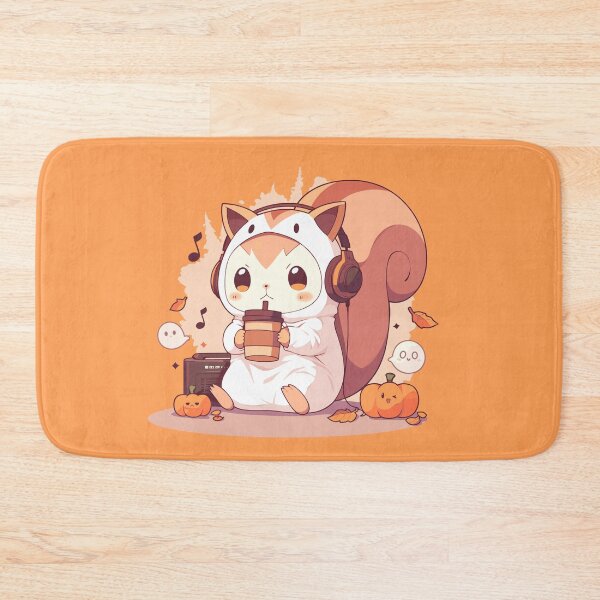 Item preview, Cute squirrel disguised drinking coffee designed and sold by etherElric.