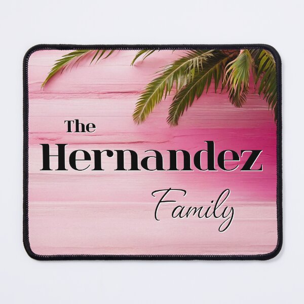 Item preview, Unique Personalized Hernandez Family | Pink Tropical Gift designed and sold by PinkGoddessLove.