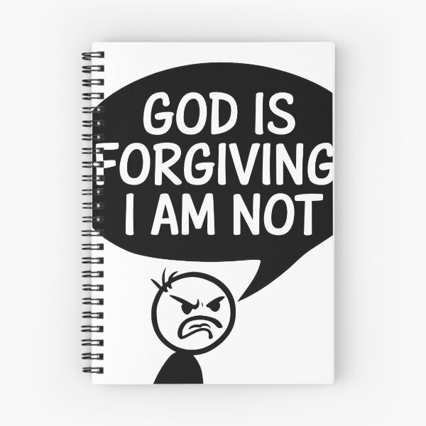 Item preview, God Is Forgiving I Am Not Sarcastic Quote designed and sold by ZetaDream.