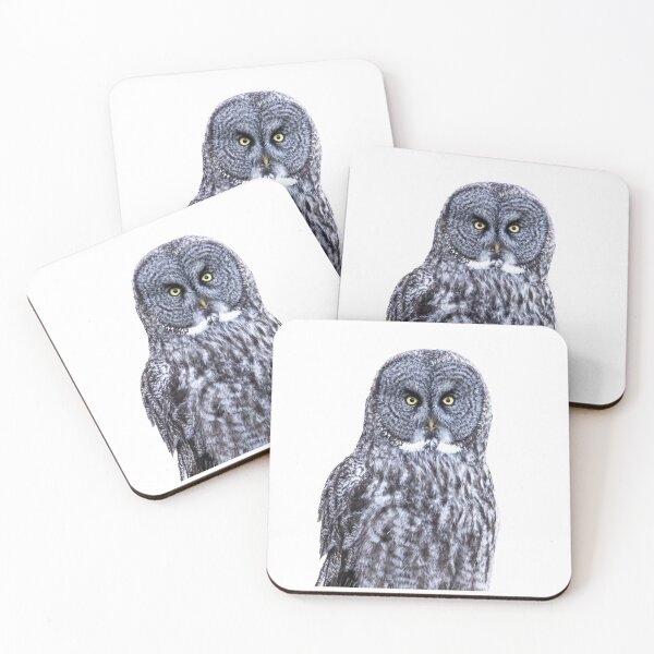 Item preview, Great Grey Owl designed and sold by Lisajarosik.
