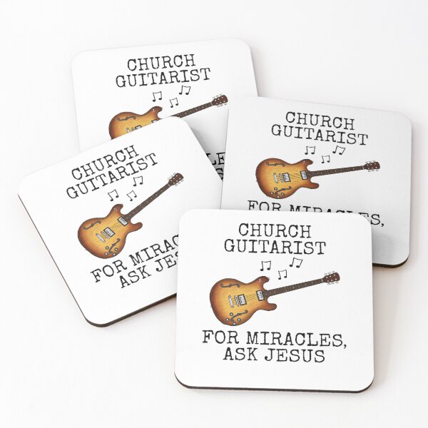 Item preview, Church Guitarist For Miracles Ask Jesus, Electric Guitar designed and sold by doodlerob.