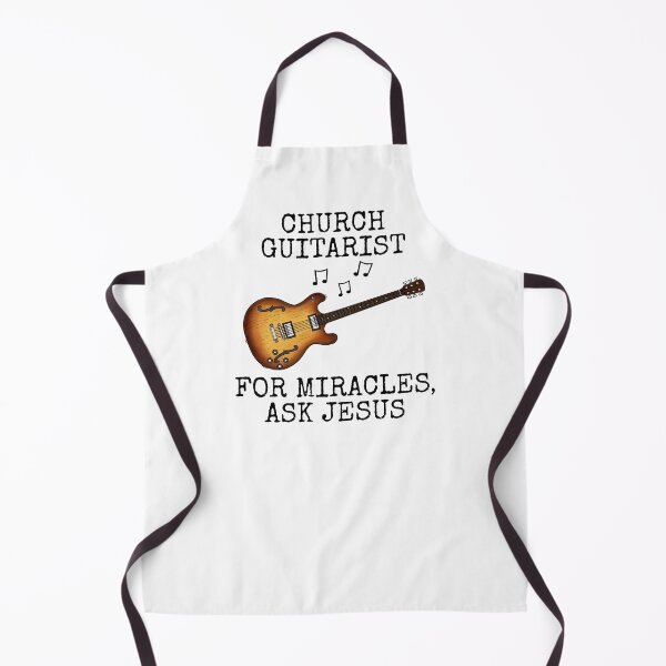 Item preview, Church Guitarist For Miracles Ask Jesus, Electric Guitar designed and sold by doodlerob.