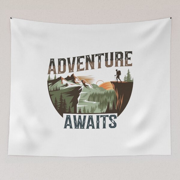 Item preview, Adventure Awaits Travel Enthusiast Apparel designed and sold by Designer-Haven.