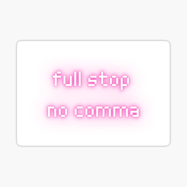 Slayyyter - No Comma Sticker