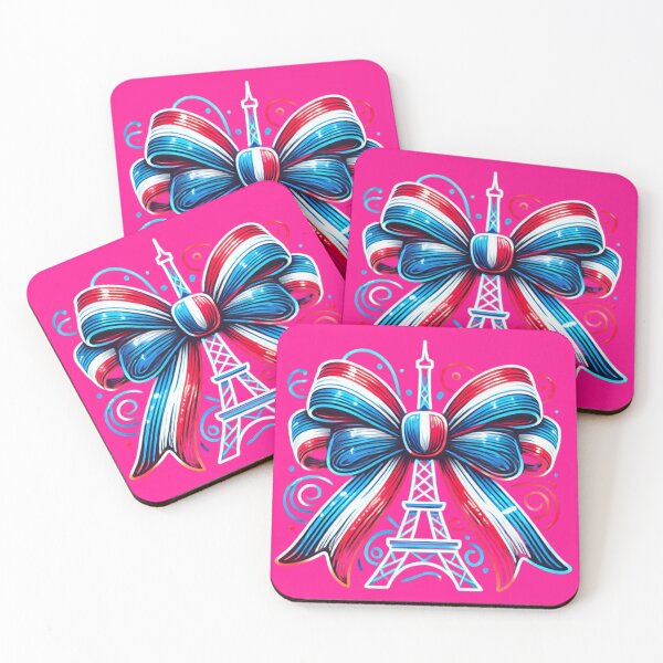Item preview, Whimsical Eiffel Tower on Neon Pink designed and sold by maritas22.