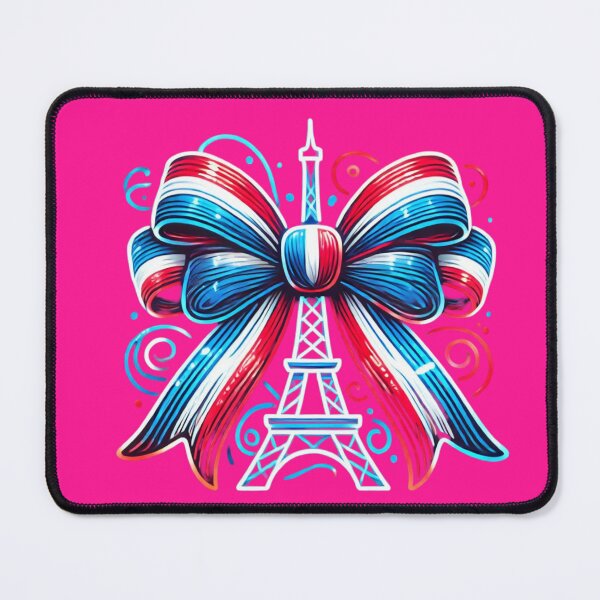 Item preview, Whimsical Eiffel Tower on Neon Pink designed and sold by maritas22.