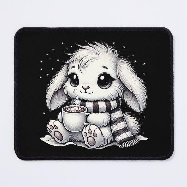 Item preview, Christmas Rabbit & Coffee Women Rabbit Lover designed and sold by BlueBerry-Pengu.
