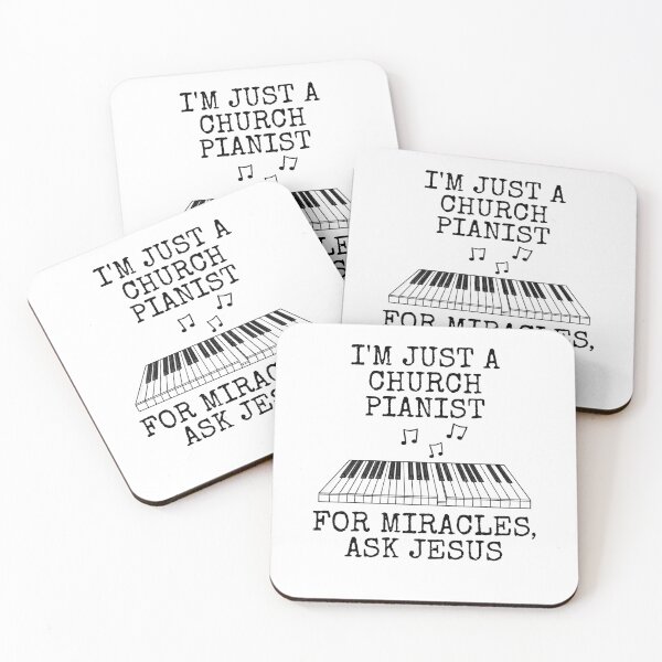 Item preview, Church Pianist For Miracles Ask Jesus, Christian Musician designed and sold by doodlerob.