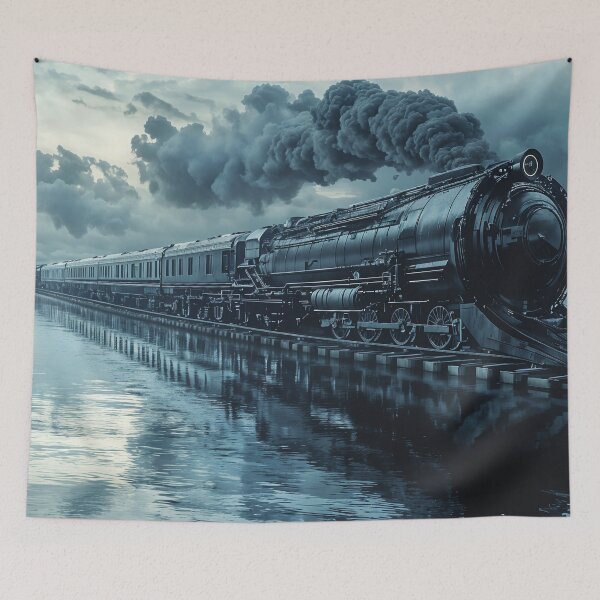 Item preview, Stormbound Express: A Train Through the Tempest designed and sold by oanaunciuleanu.