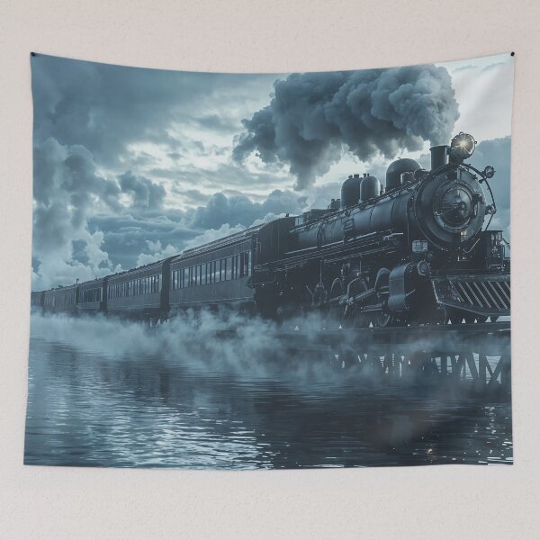 Item preview, Stormbound Express: A Train Through the Tempest designed and sold by oanaunciuleanu.
