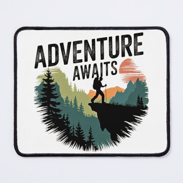 Item preview, Adventure Awaits Travel Enthusiast Apparel designed and sold by Designer-Haven.