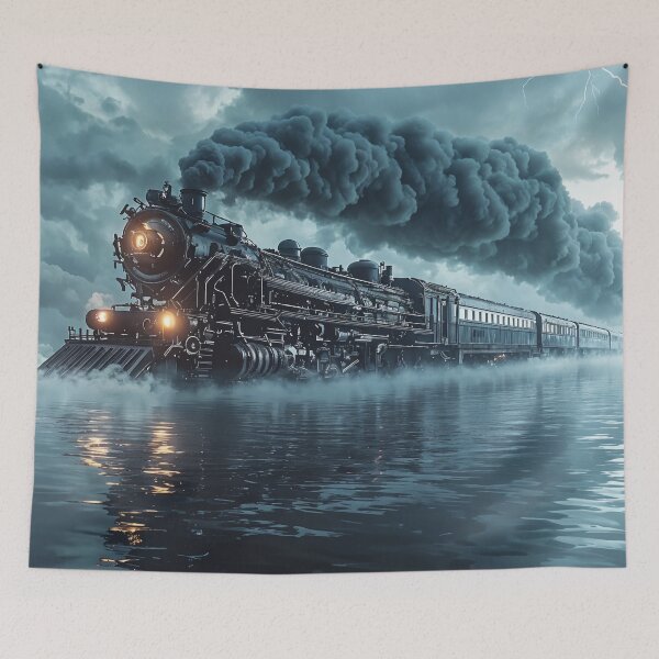 Item preview, Stormbound Express: A Train Through the Tempest designed and sold by oanaunciuleanu.