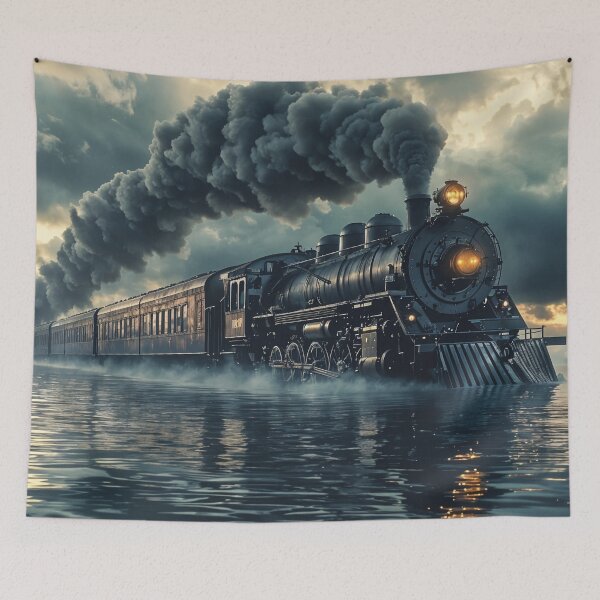 Item preview, Stormbound Express: A Train Through the Tempest designed and sold by oanaunciuleanu.