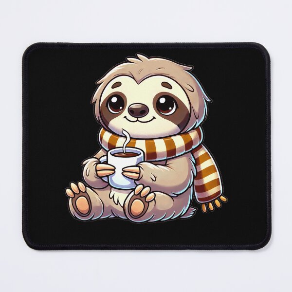 Item preview, Christmas Sloth & Coffee Women Sloth Lover designed and sold by BlueBerry-Pengu.